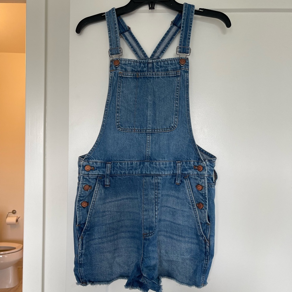 Madewell Denim Shorts Overalls